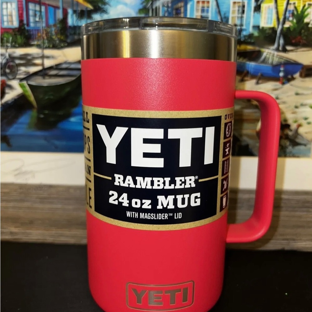 YETI Rambler Mug in BIMINI PINK ~ discontinued special edition color